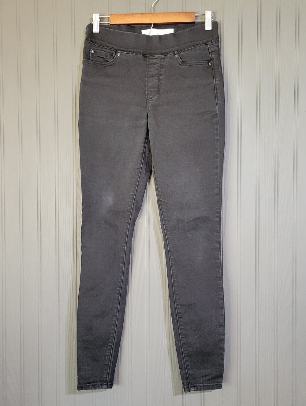 Signature By Levi Strauss Totally Shaping Pants Pull-On Skinny Black Women's 2L